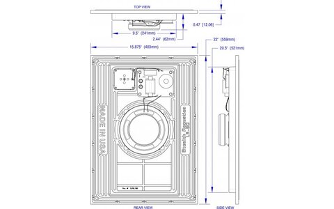 Stealth Acoustics SLR 8G Niewidzialne Głośniki