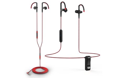 SoundMAGIC ST80 Czerwony Słuchawki Dokanałowe Bezprzewodowe
