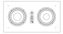 DLS Flatsub Stereo-One Bluetooth 2.1 Biały Subwoofer