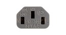 Supra Lorad Silver SPC 2.5 CS-EU 1m Niskoradiacyjny Kabel Zasilający Z Wtykami