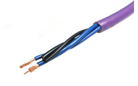 Melodika MDBW41525 Kable Głośnikowe Purple Rain Gunmetal