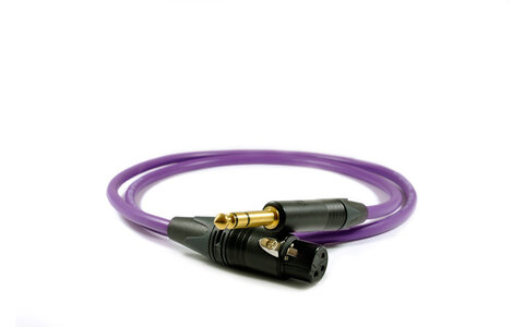 Melodika MDJXS10 Kabel Stereo Wtyk jack 6,3mm - Gniazdo XLR 1,0m 