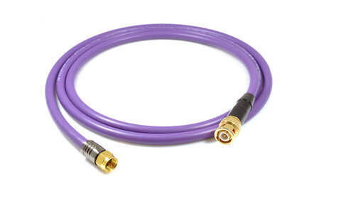 Melodika MDFBN05 Kabel Antenowy Typu Wtyk BNC - Wtyk F 0,5m 