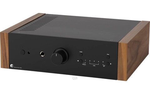 Pro-Ject Stereo Box DS2 Wood Czarny-Orzech Wzmacniacz Stereofoniczny