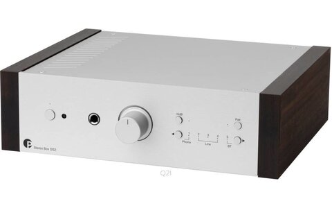 Pro-Ject Stereo Box DS2 Wood Srebrny-Eucaliptus Wzmacniacz Stereofoniczny