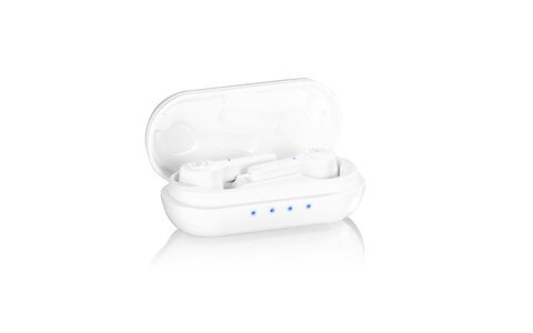 Wharfedale WPODS Białe Słuchawki Bluetooth
