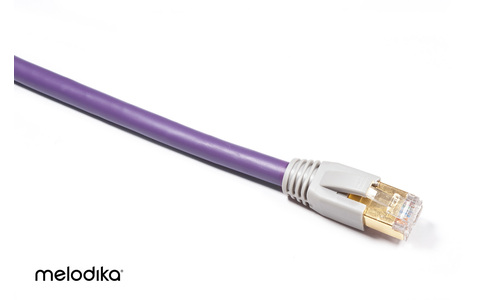 Kabel Ethernet (skrętka) F/UTP RJ45 Cat. 6e 0,75m Melodika MDLAN075 Sklep Poznań