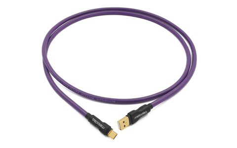 Przewód USB 2.0 typu A-C Melodika MDUAC25 Purple Rain