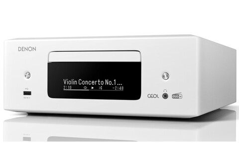 Amplituner Stereo z CD Denon RCD-N12 DAB Biały