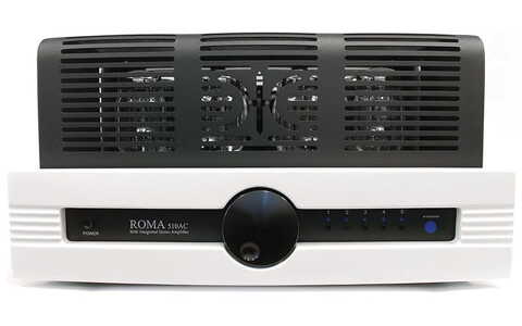 Biały Wzmacniacz stereofoniczny Synthesis ROMA 510 AC