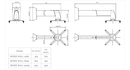 Uchwyt Ścienny do Projektora Suprema Spider Wall 90150 Srebrny