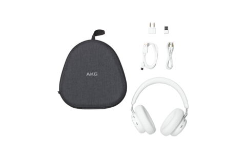 Hybrydowe Słuchawki Nauszne AKG N9 Białe
