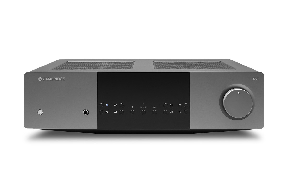 Wzmacniacz Zintegrowany Stereo Cambridge Audio EXA100  - przód urządzenia