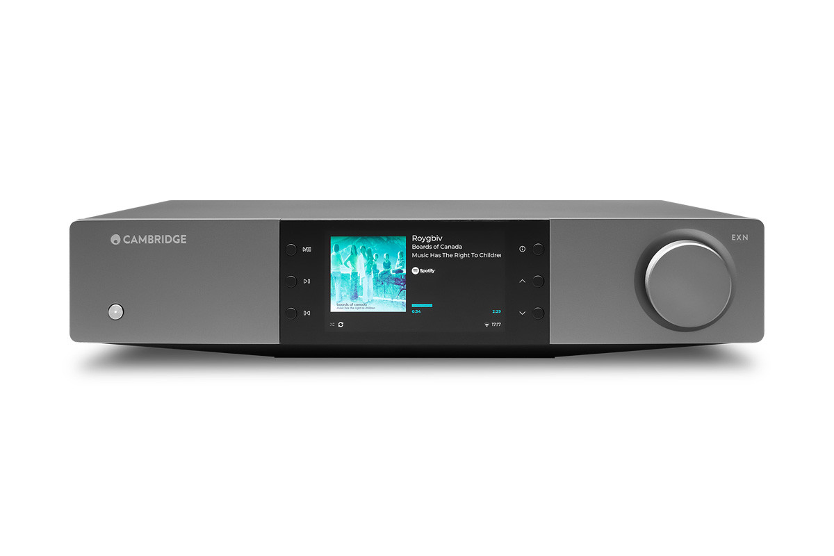 Streamer Sieciowy i Przedwzmacniacz DAC Cambridge Audio EXN100  - przód urządzenia