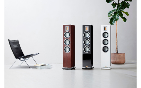 Kolumny Głośnikowe Podłogowe Orzech  Audiovector QR5 SE