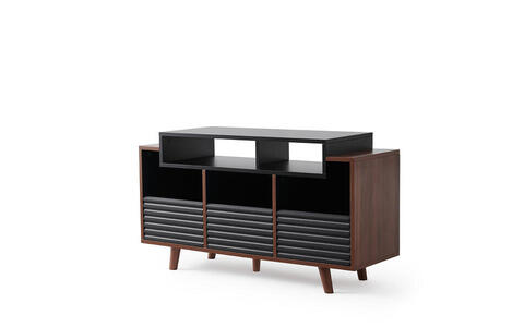 Stolik HiFi Oslo Vinyl 1200 Czarny Orzech