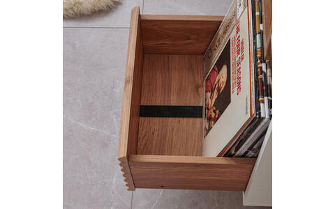 Stolik RTV Oslo Vinyl 800 Jasny Dąb 