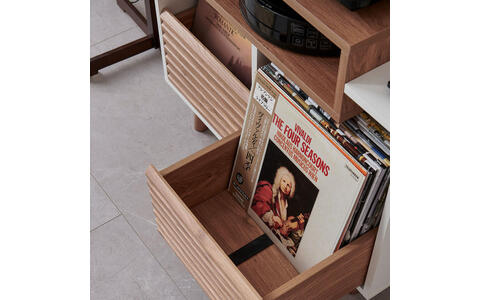 Stolik RTV Oslo Vinyl 800 Jasny Dąb 