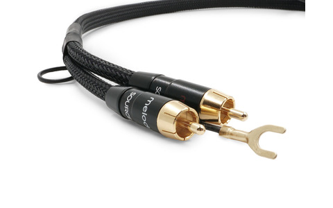 Kabel Gramofonowy 2xRCA Phono Melodika MDPHD25 Purple Black Edition 2.5m