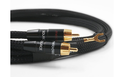 Kabel Gramofonowy 2xRCA Phono Melodika MDPHD25 Purple Black Edition 2.5m