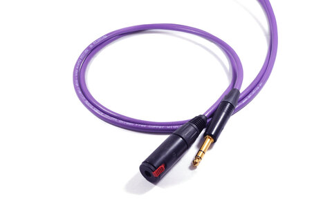 Przedłużacz Kabel Wtyk jack stereo 6,3mm - Gniazdo jack stereo 6,3mm 8,0m Melodika MDPJ80
