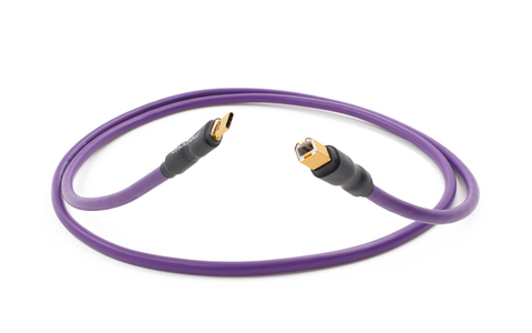 Przewód USB 2.0 typu C-B Melodika MDUCB07 Purple 0,7m