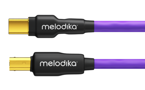 Przewód USB 2.0 typu C-B Melodika MDUCB50 Purple 5,0m 