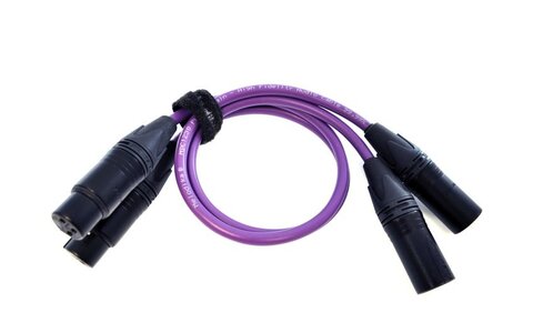 Przewód Interkonekt 2 x XLR-XLR 2,5m Melodika MD2X25