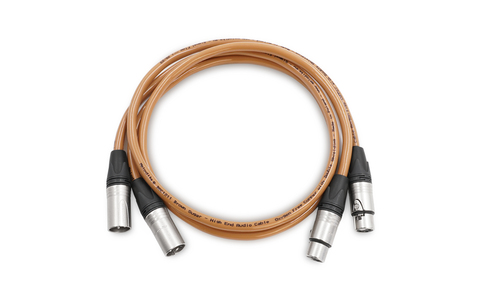 Przewód Interkonekt 2 x XLR-XLR 8,0m Melodika BS2X80 Brown Sugar