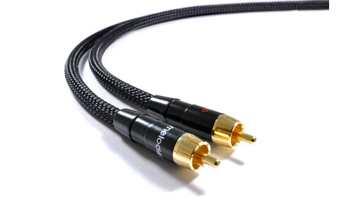 Przewód Interkonekt 2 x RCA-RCA Melodika MD2RD25 Black Edition 2,5m