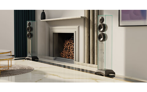 Przezroczyste Kolumny Podłogowe Waterfall Audio Victoria XT