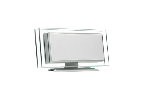 Przezroczysty Głośnik Podstawkowy On Wall Waterfall Audio Elora Evo Center