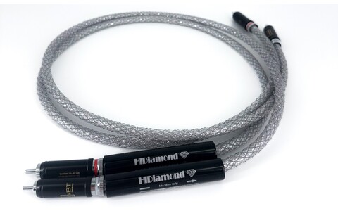 Interkonekt RCA HiDiamond Signal Top Silver 1,0m