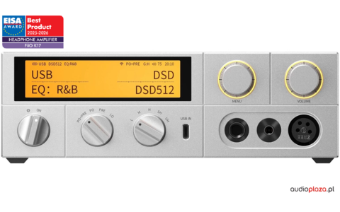 Wzmacniacz Słuchawkowy z DAC FiiO K17 Srebrny