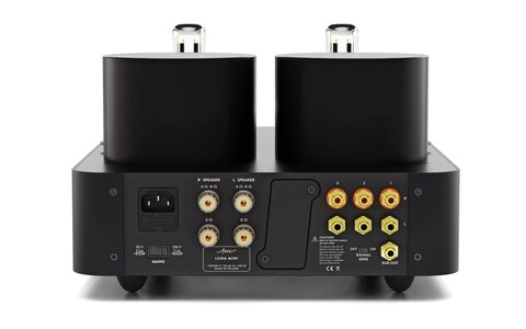 Lampowy Wzmacniacz Stereo Fezz Audio Luna Mini EVO Black Ice tył