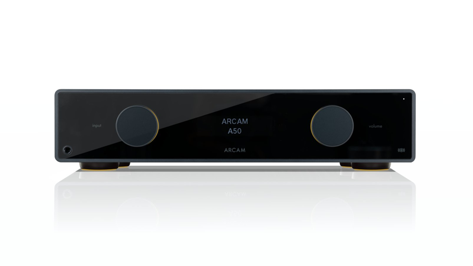 Wzmacniacz Zintegrowany Stereo ARCAM A50 Signature Czarny - tył i złącza
