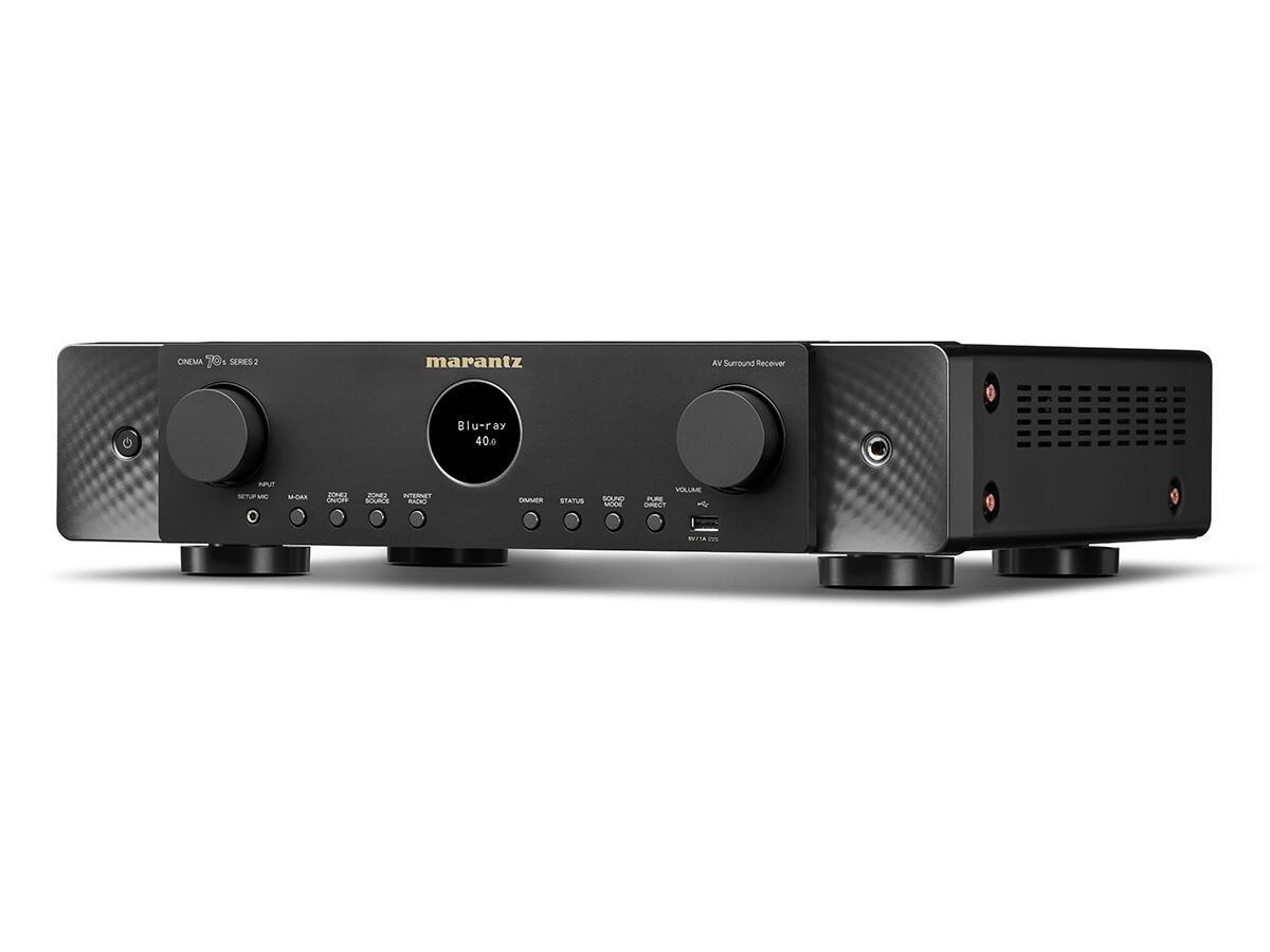 Płaski Amplituner Kina Domowego 7.2 Marantz CINEMA 70s S2 Czarny - przód urządzenia