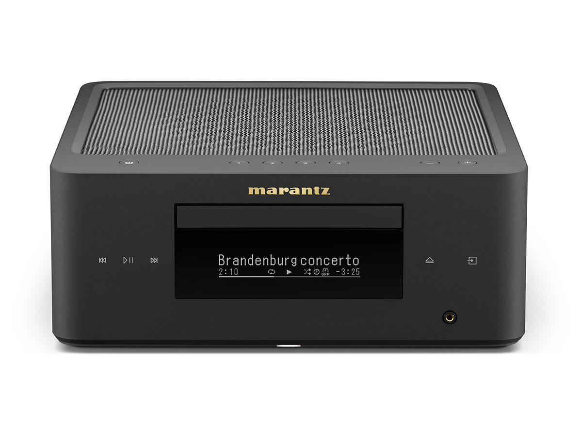 Kompaktowy System Stereo All-in-One Marantz M-CR60n DAB Czarny - przód urządzenia