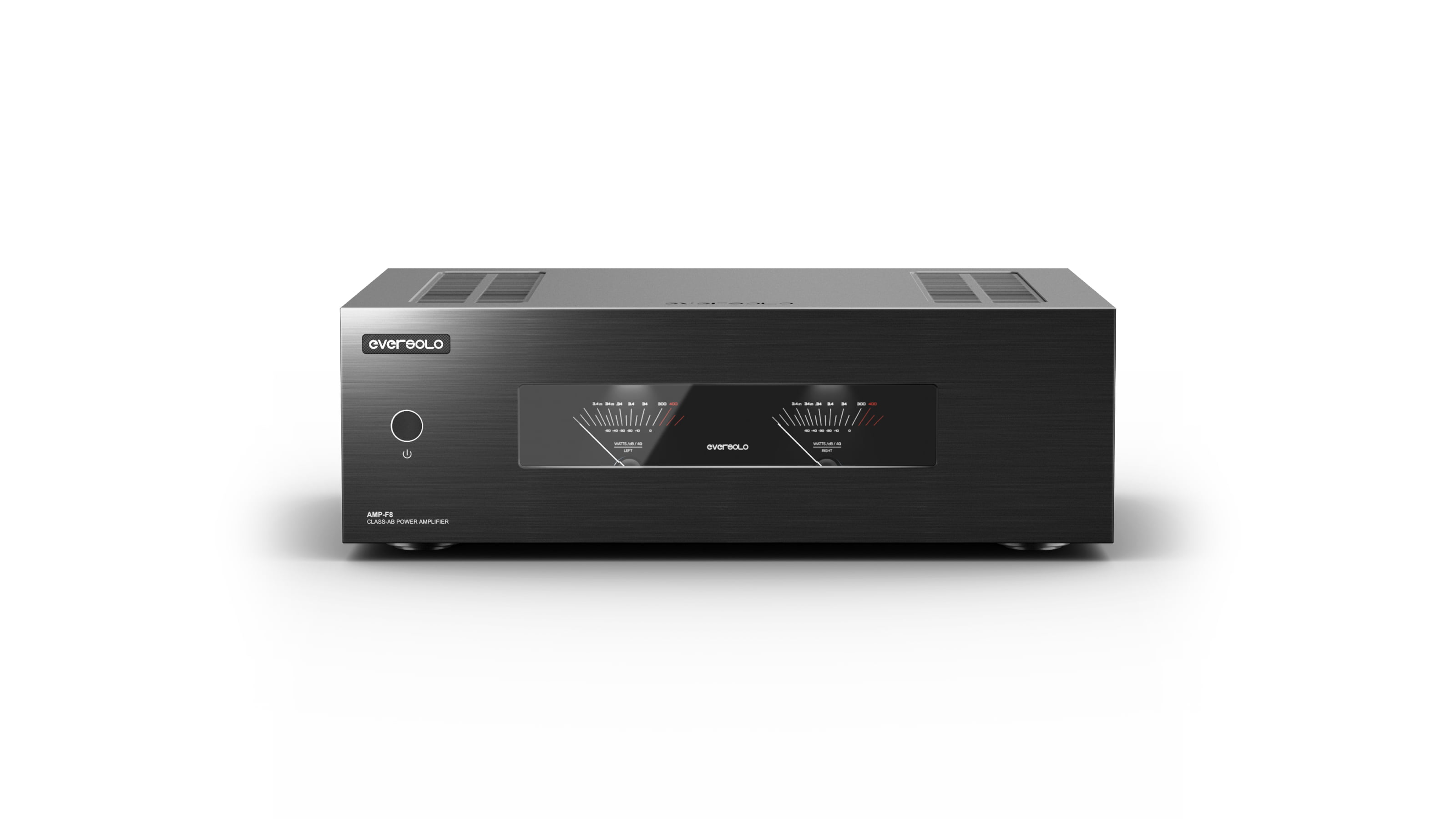 Końcówka Mocy Stereo Klasa AB EverSolo AMP-F8 Czarny - przód urządzenia
